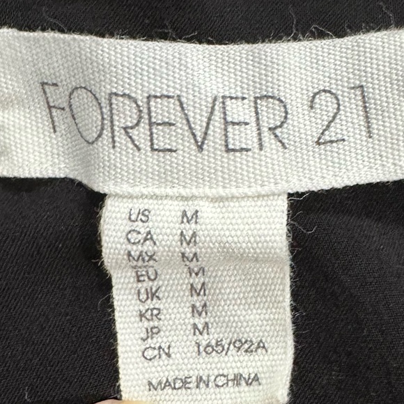 Forever21 Solid Black Cami Dress - Medium - Picture 4 of 4